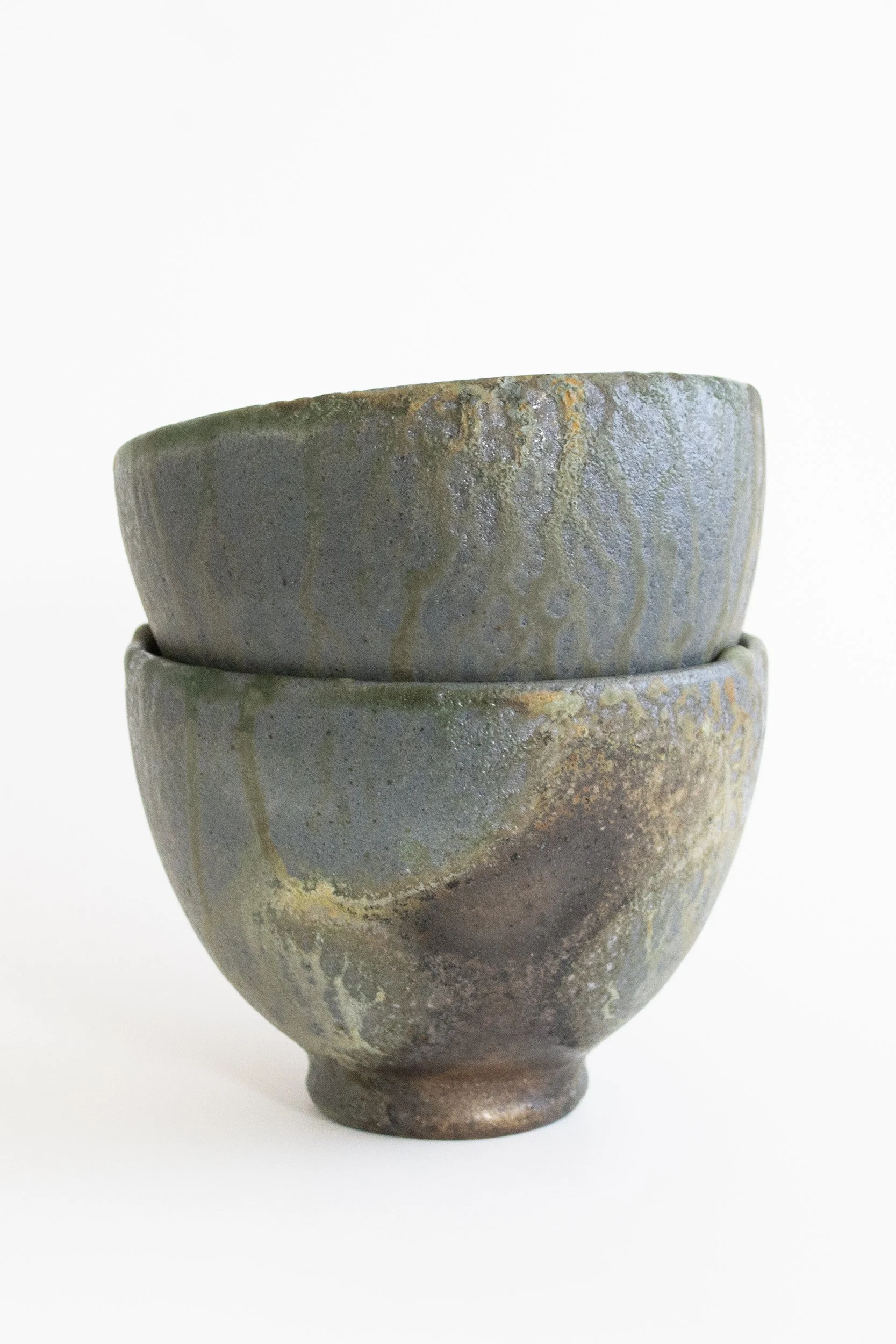 pair of streambed everyday bowls