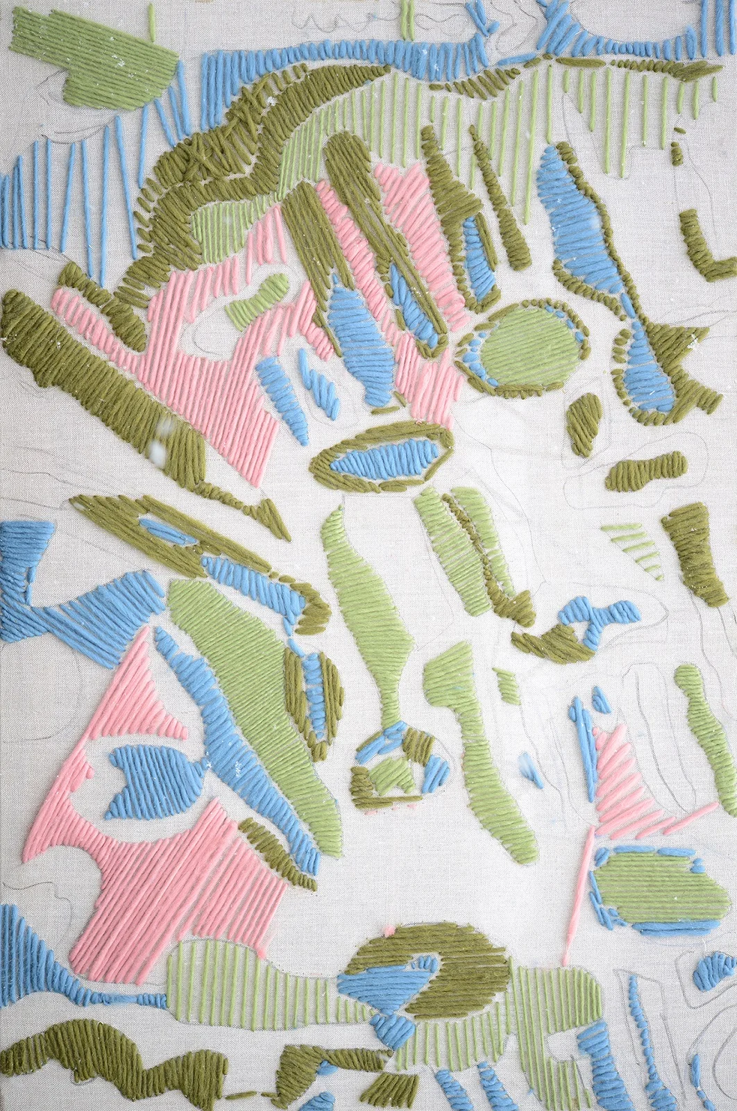 Pattern 1 2016 Wool and Linen 30 by 40 inches