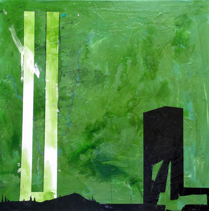 Greensward 2008 Oil and Alkyd on Canvas  36 by 36 inches Private Collection 