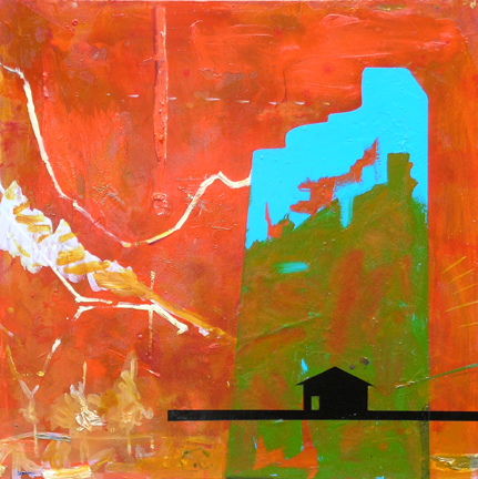   Overshadow 2008 Oil and Alkyd on Canvas  36 by 36 inches Private Collection 