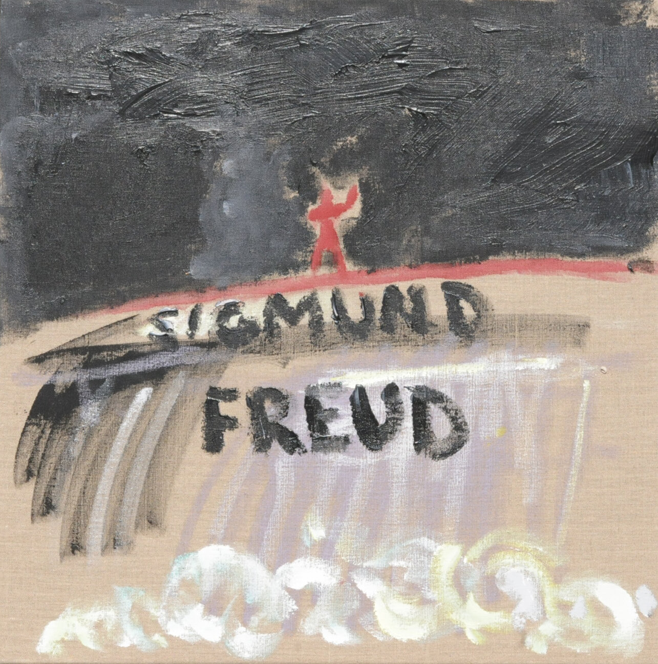  Ironmen Sigmund Freud Acrylic on Linen 24 x 24 inches $2000 Available 