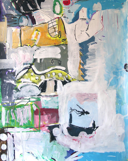  Iron Men Winterreise 2007 Media on Paper 26 x 40 Private Collection   