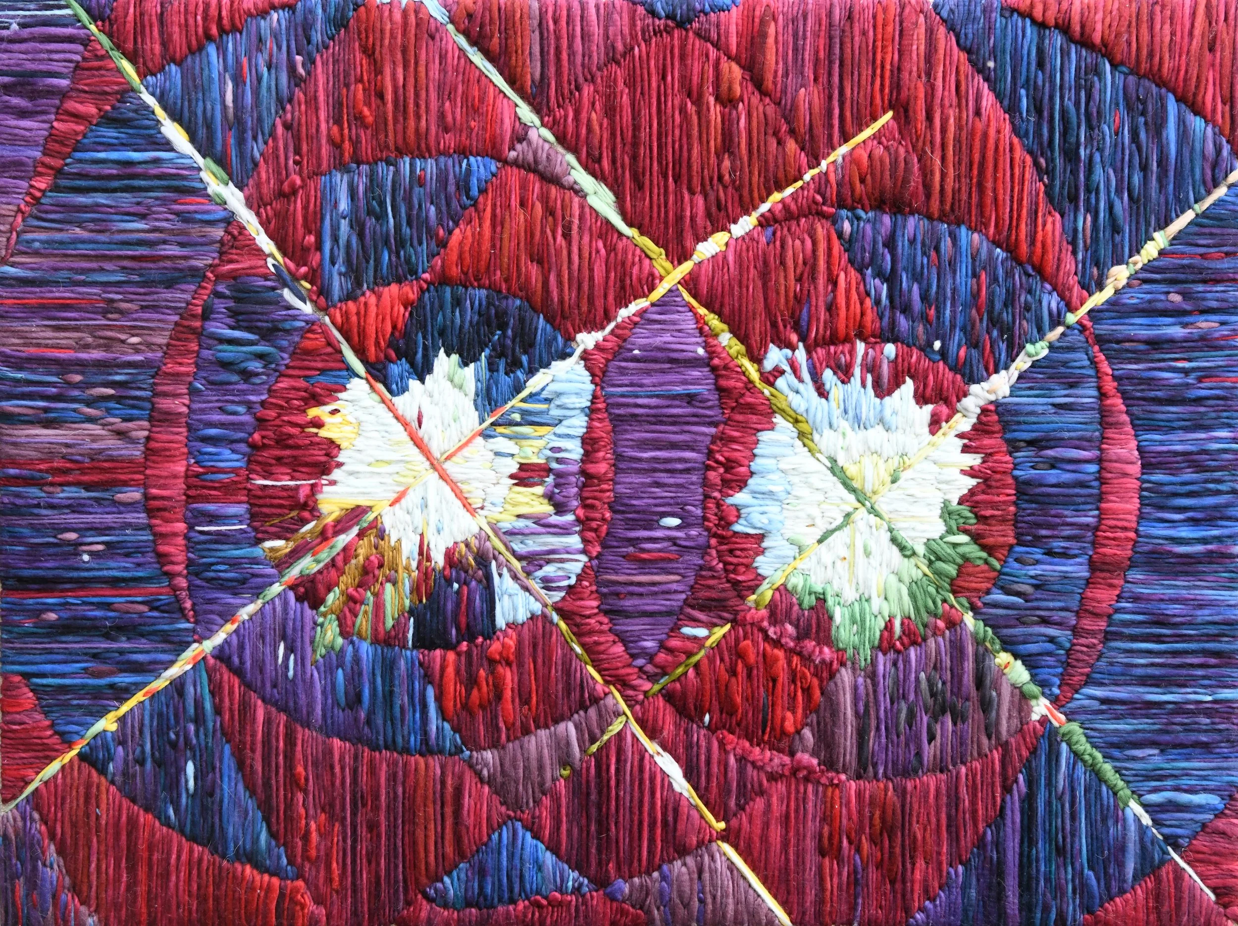 Intertwined Aeternus 2022-2025 Wool and Linen 30 x 40 inches