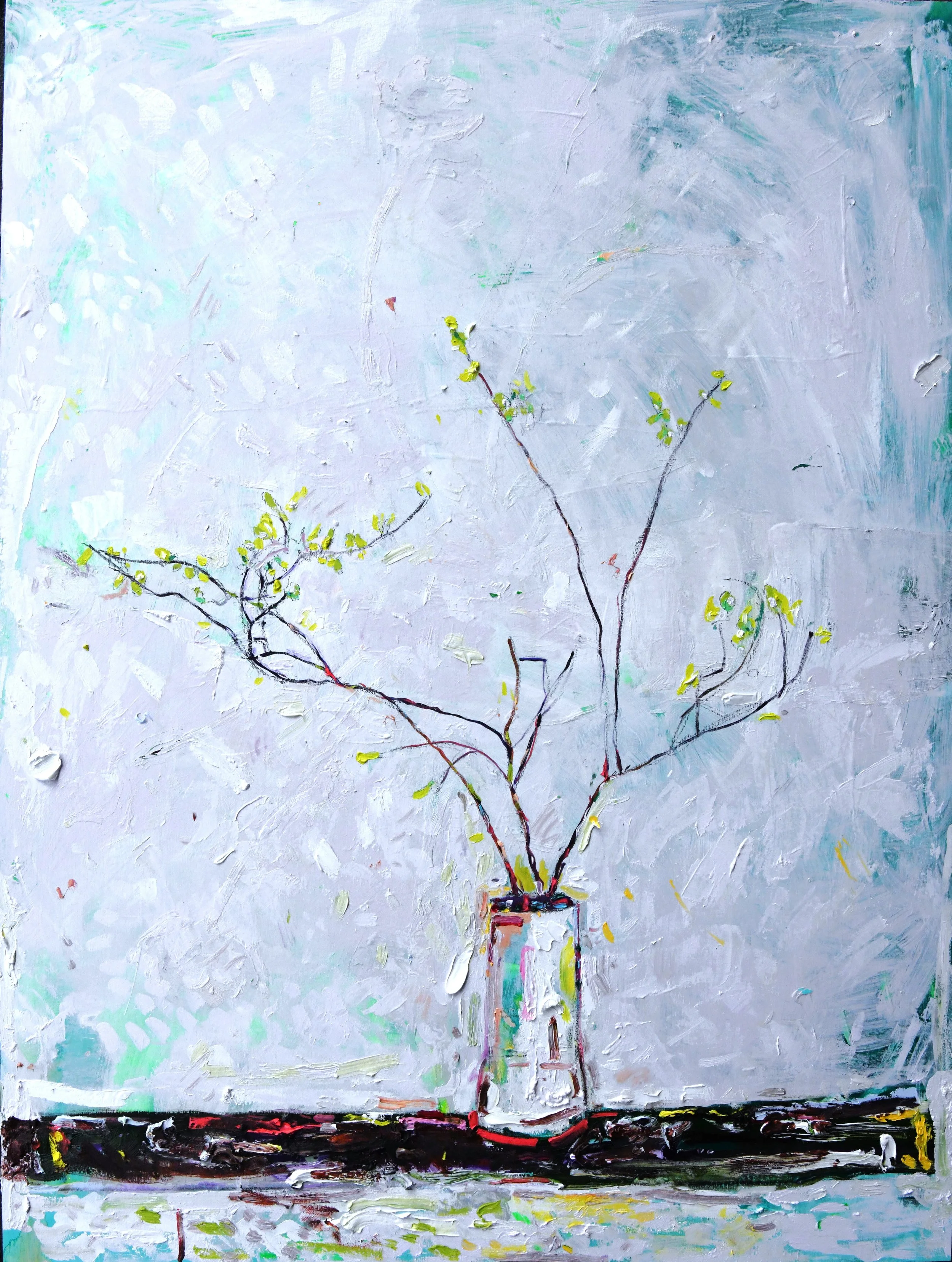 Avoirdupois 2026 Oil and Acrylic on Panel 48 x 36 inches Available