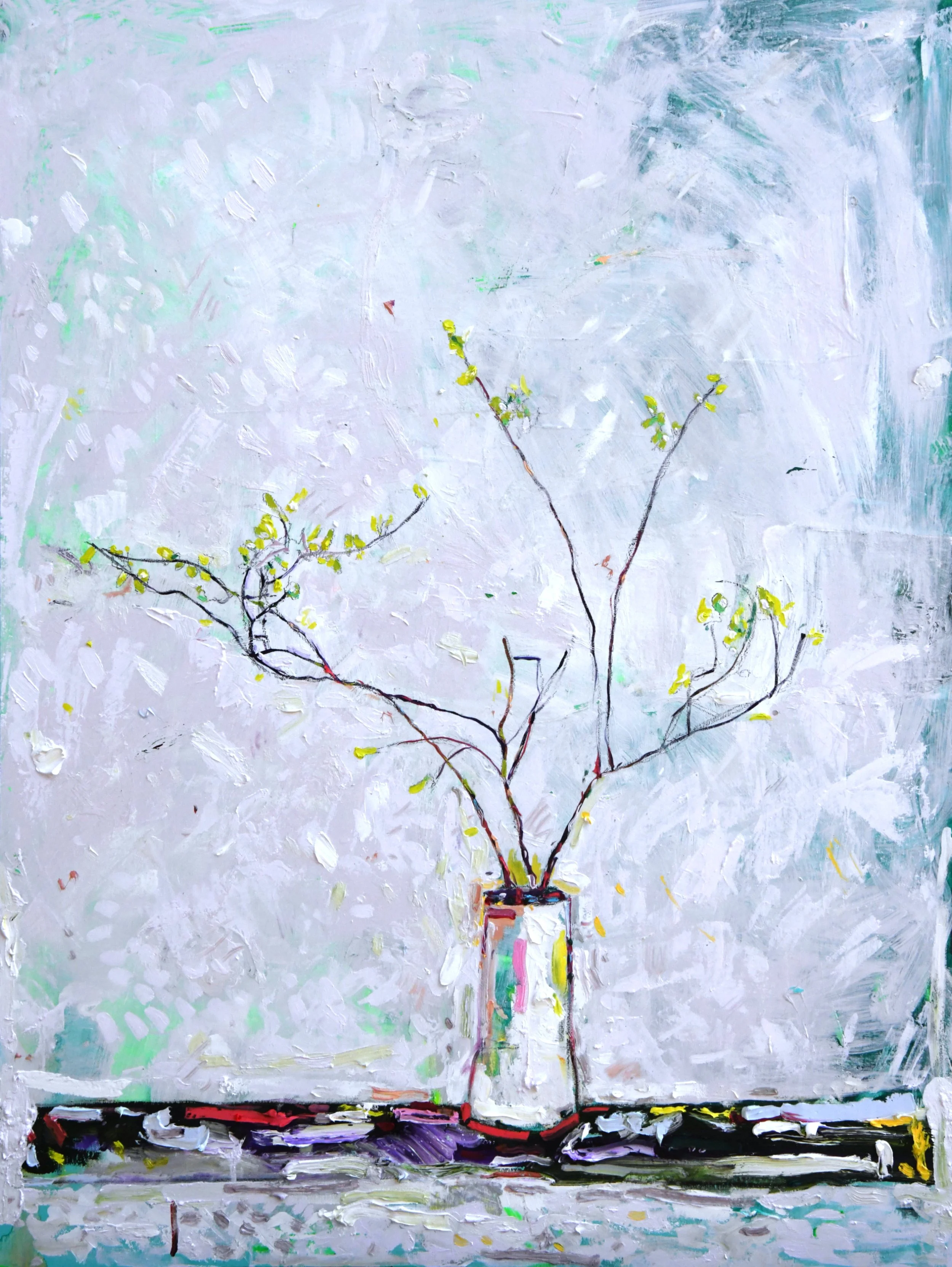 Avoirdupois 2026 Oil and Acrylic on Panel 48 x 36 inches Available
