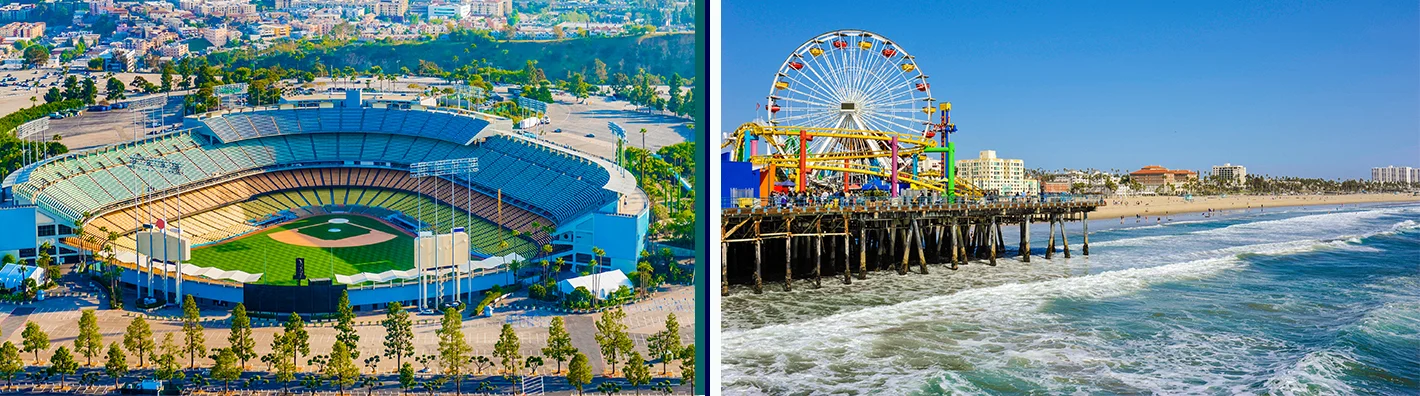 Run the "Stadium to the Sea" Course, from Dodger Stadium to the Santa Monica Pier!