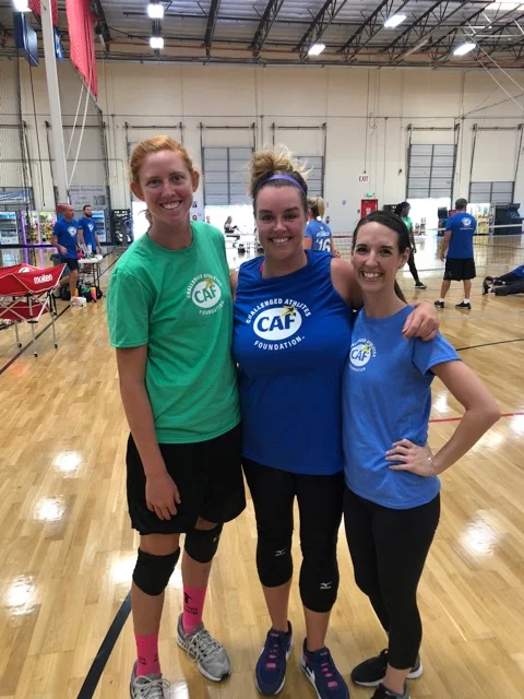 Jules and Elaine with Kelly Claes