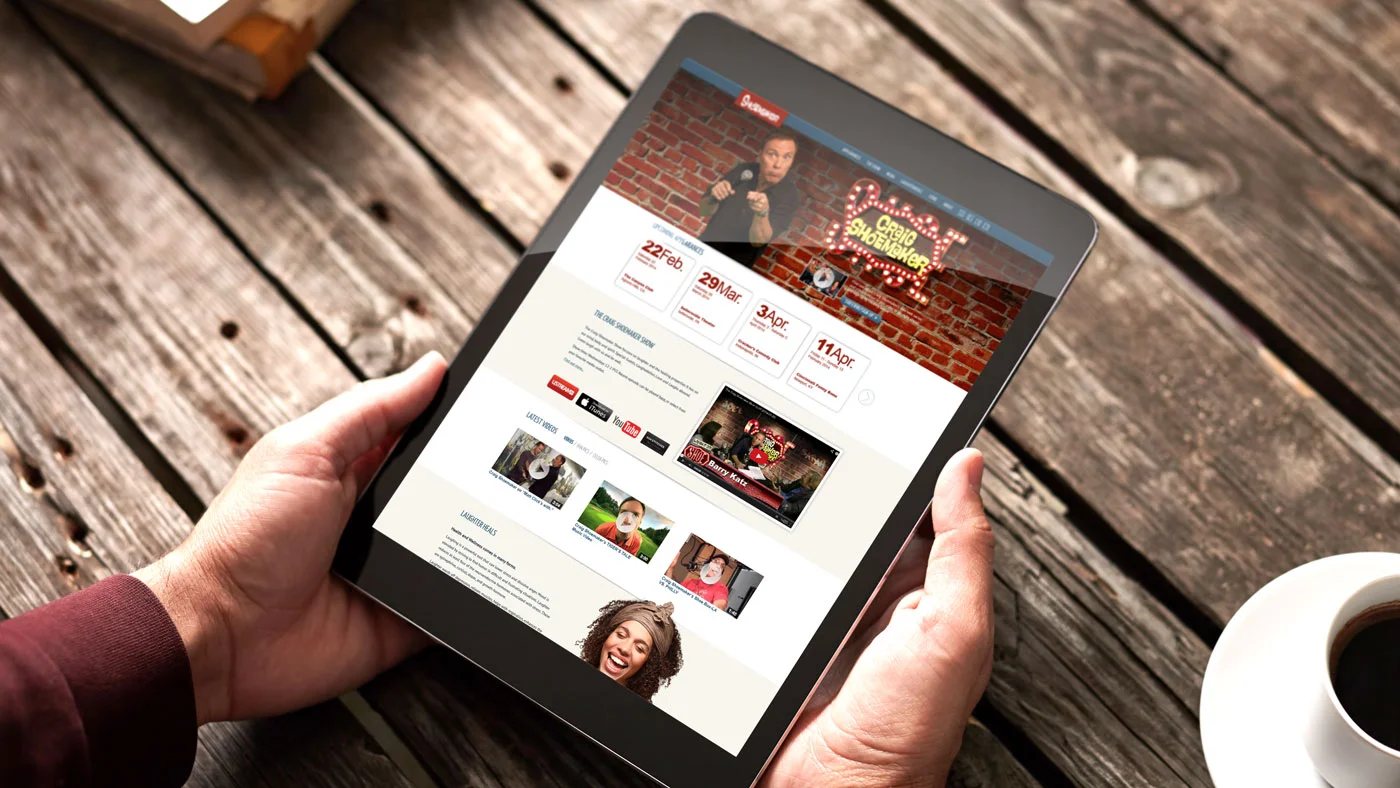 Creating a Web Presence for a Comedic Presence