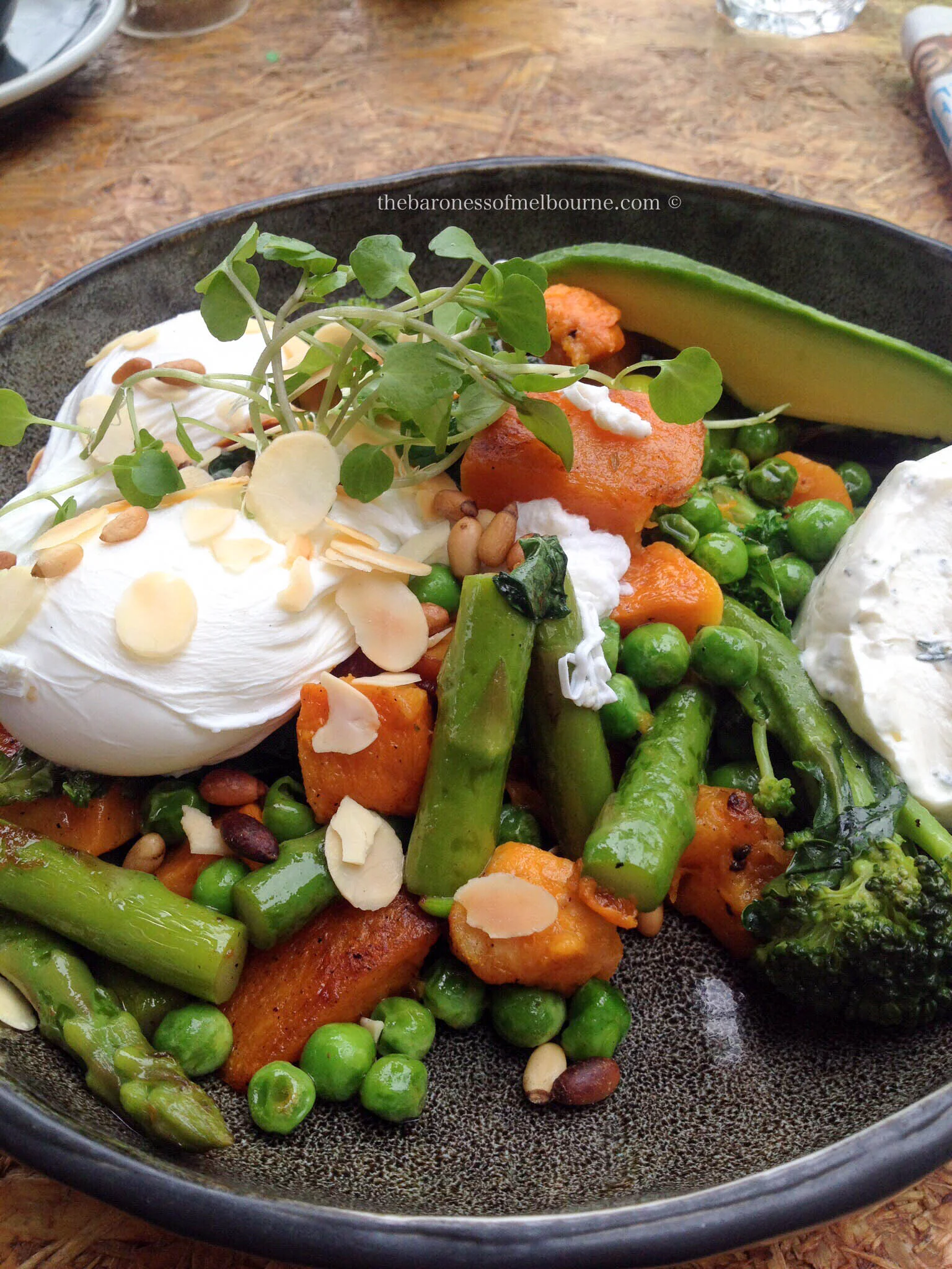 The Very Green Salad at Elk Espresso, Broadbeach
