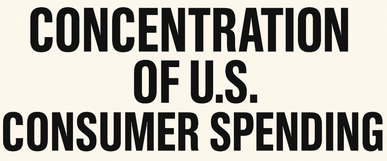 Top-heavy consumer spending in the USA