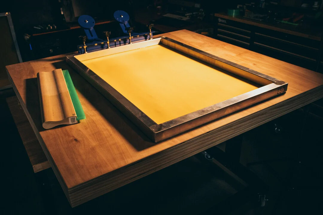 New Screen Printing Table in the works — Absorb81 Illustration