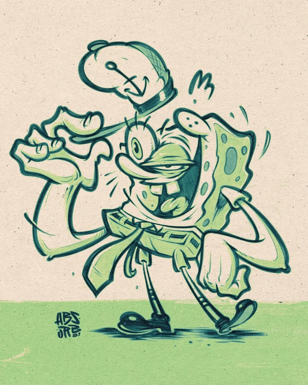 &quot;I'm Ready, I'm Ready, I'm Ready!&quot;

www.Absorb81.com
Craig@Absorb81.com

#Spongebob #Cartoon #Absorb81 #Illustration #Sketch