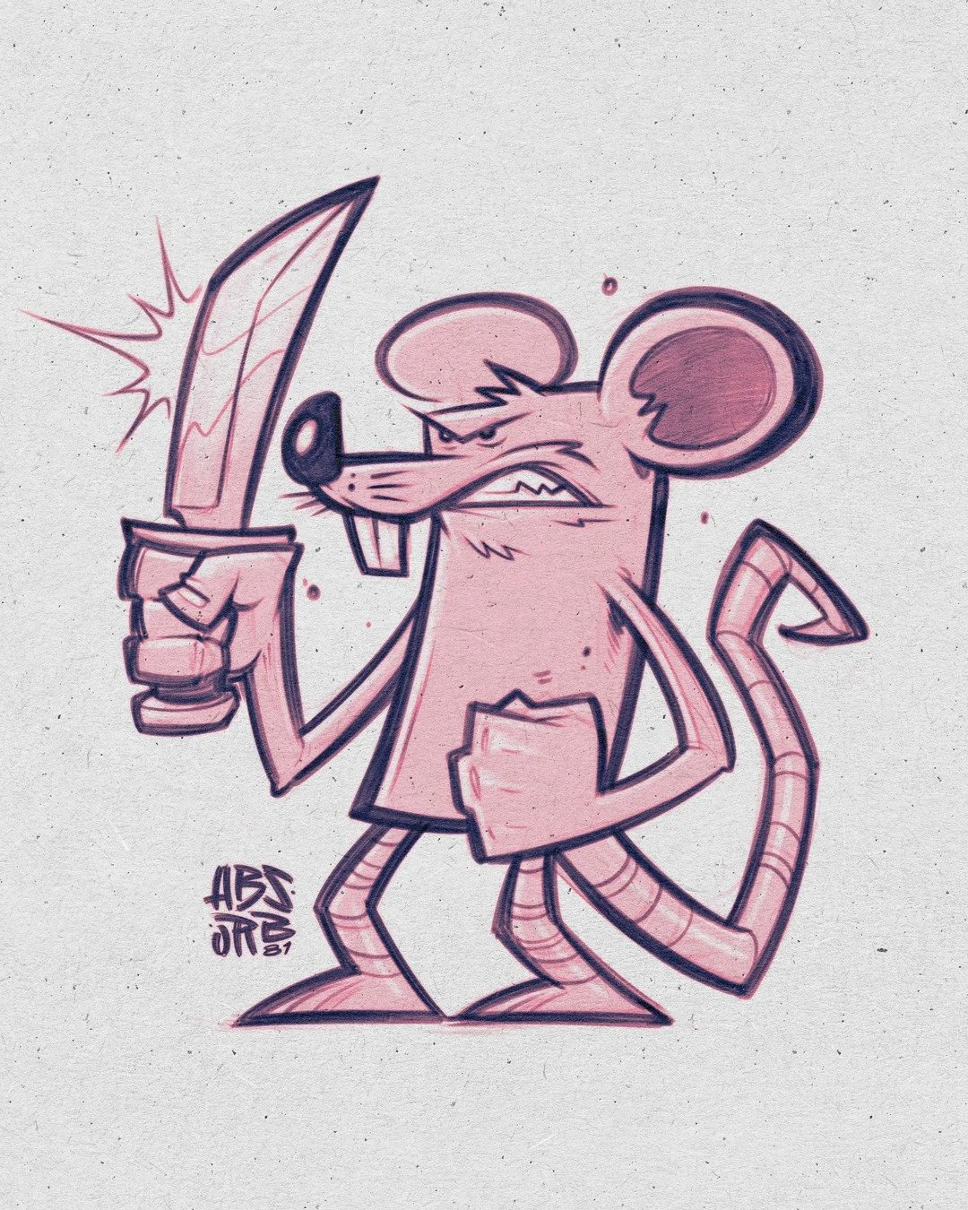 www.Absorb81.com
Craig@Absorb81.com

#Rat #Knife #Knives #Sketch #Absorb81 #Artwork #Ratwithknife #Hotrod #Ratfink #Dagger
