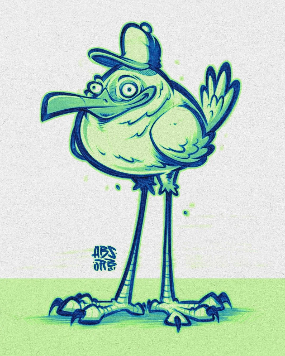 ZEKE

www.Absorb81.com
Craig@Absorb81.com

#Bird #Birdsketch #Drawing #Absorb81 #Illustration #Characterdesign