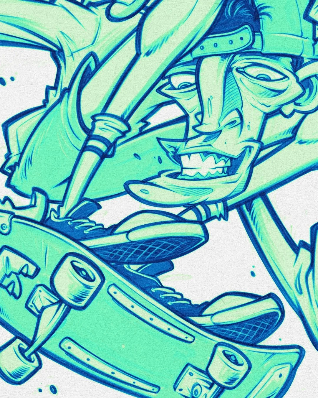 www.Absorb81.com
Craig@Absorb81.com

#Skate #Skater #Skateboarding #Absorb81 #Illustration