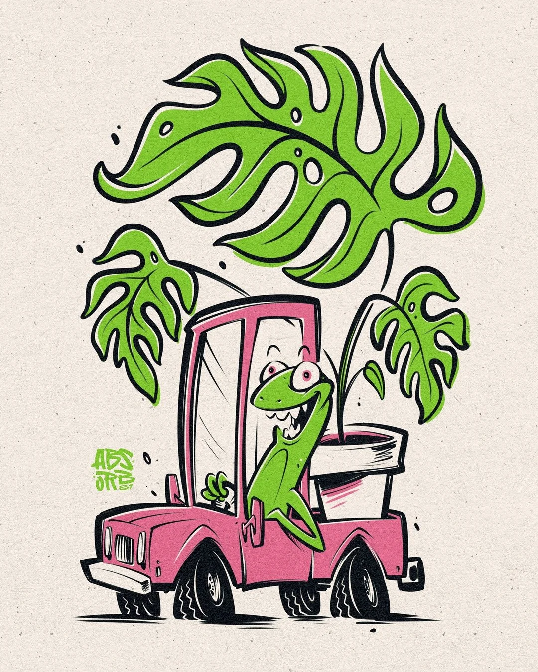 Morning Scribbles.

#Plant #Lizard #Absorb81 #monsterra #Sketch