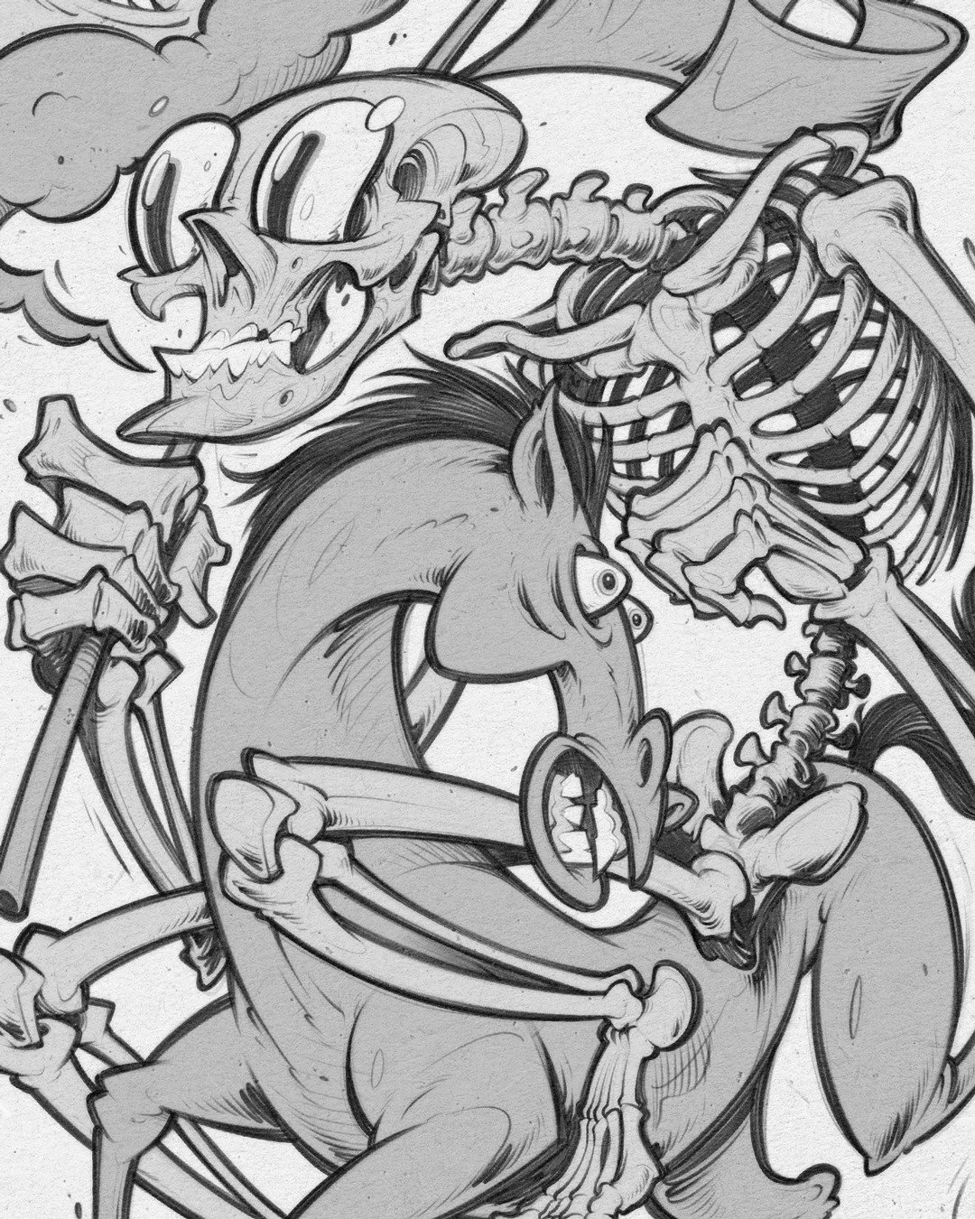 Cheerfully Defeated. Optimistically Doomed.

www.Absorb81.com
Craig@Absorb81.com

#Skeleton #Absorb81 #Sketch #Defeated #Humanmade