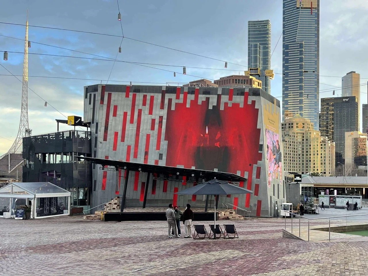 Altar at Federation Square