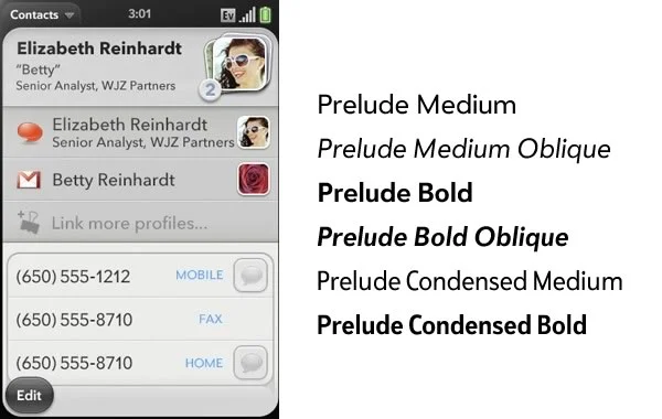 Prelude Font...