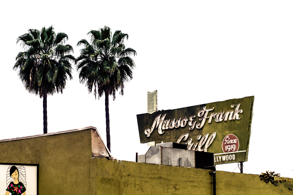 Musso & Frank Grill, Hollywood Boulevard, Los Angeles, California