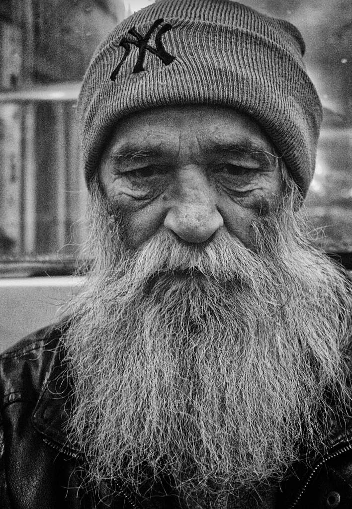 Man on a Train, Reeperbahn, Hamburg, Germany, 2013