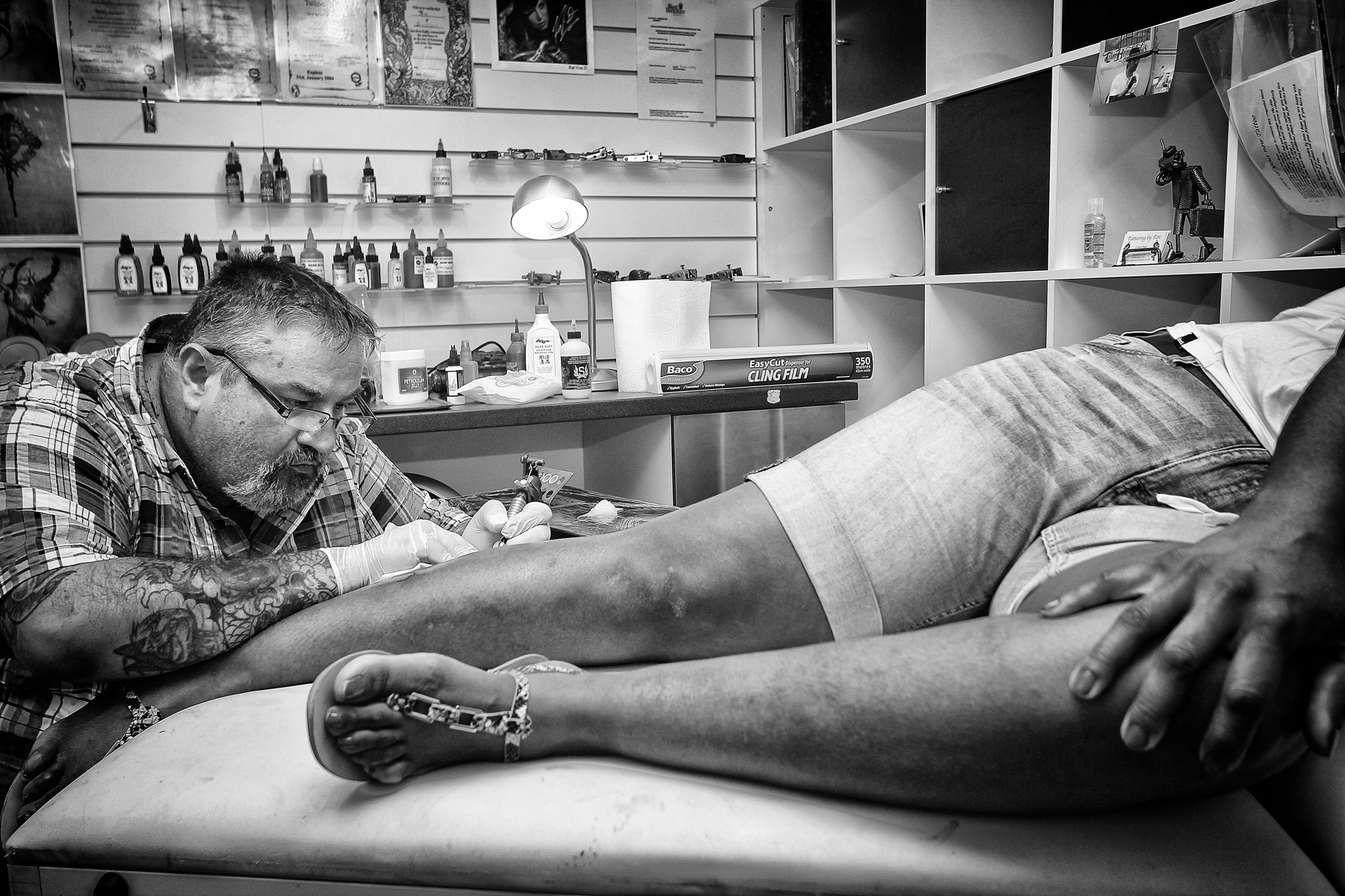 Pete, Tattoo Artist, Thatcham, Berkshire, 2013