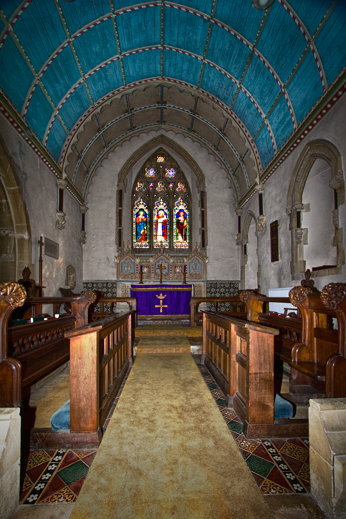 The parish church of St Peter's, Woolhampton, Berkshire, England.