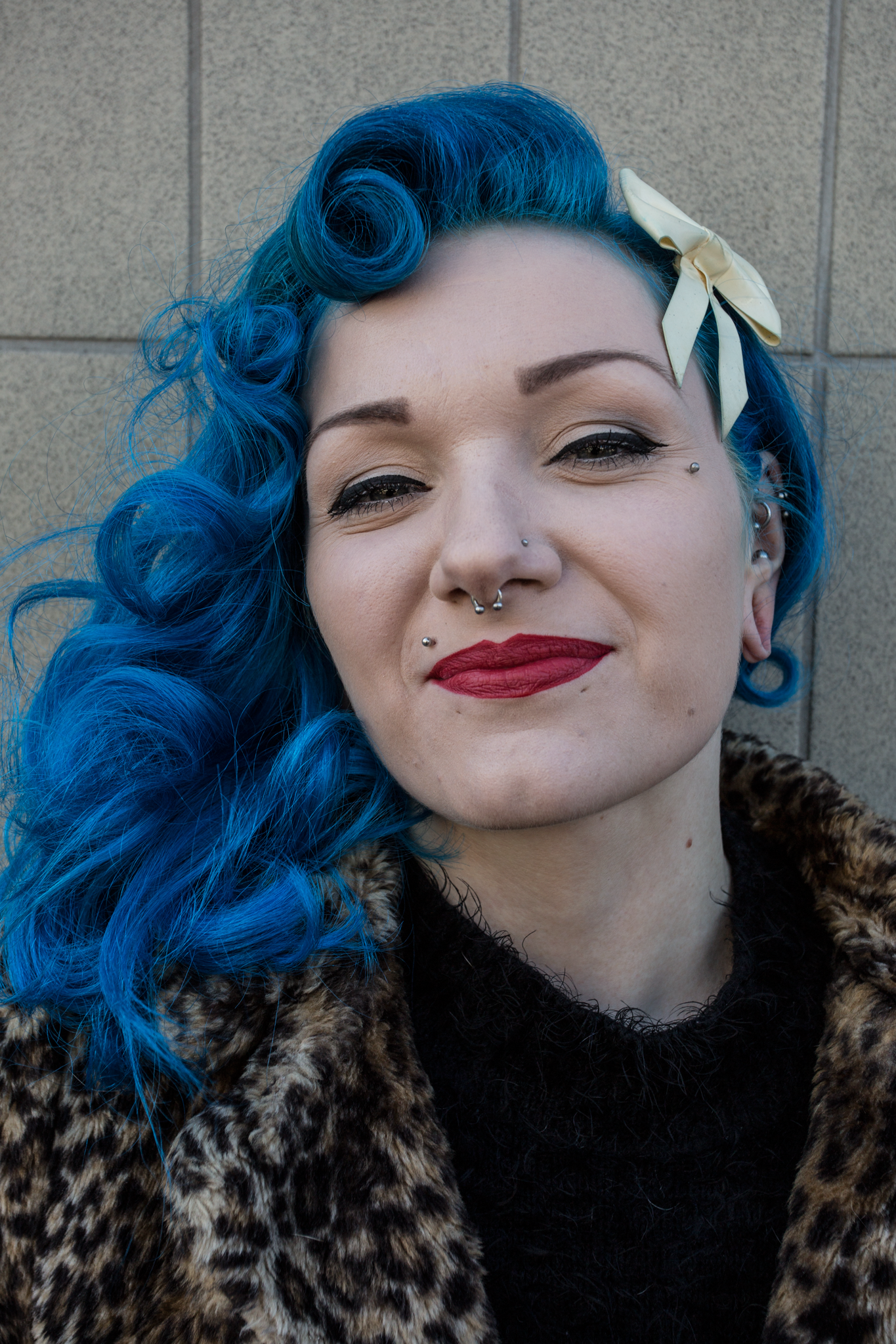 Blue Hair, Southend Town Centre, March 2016