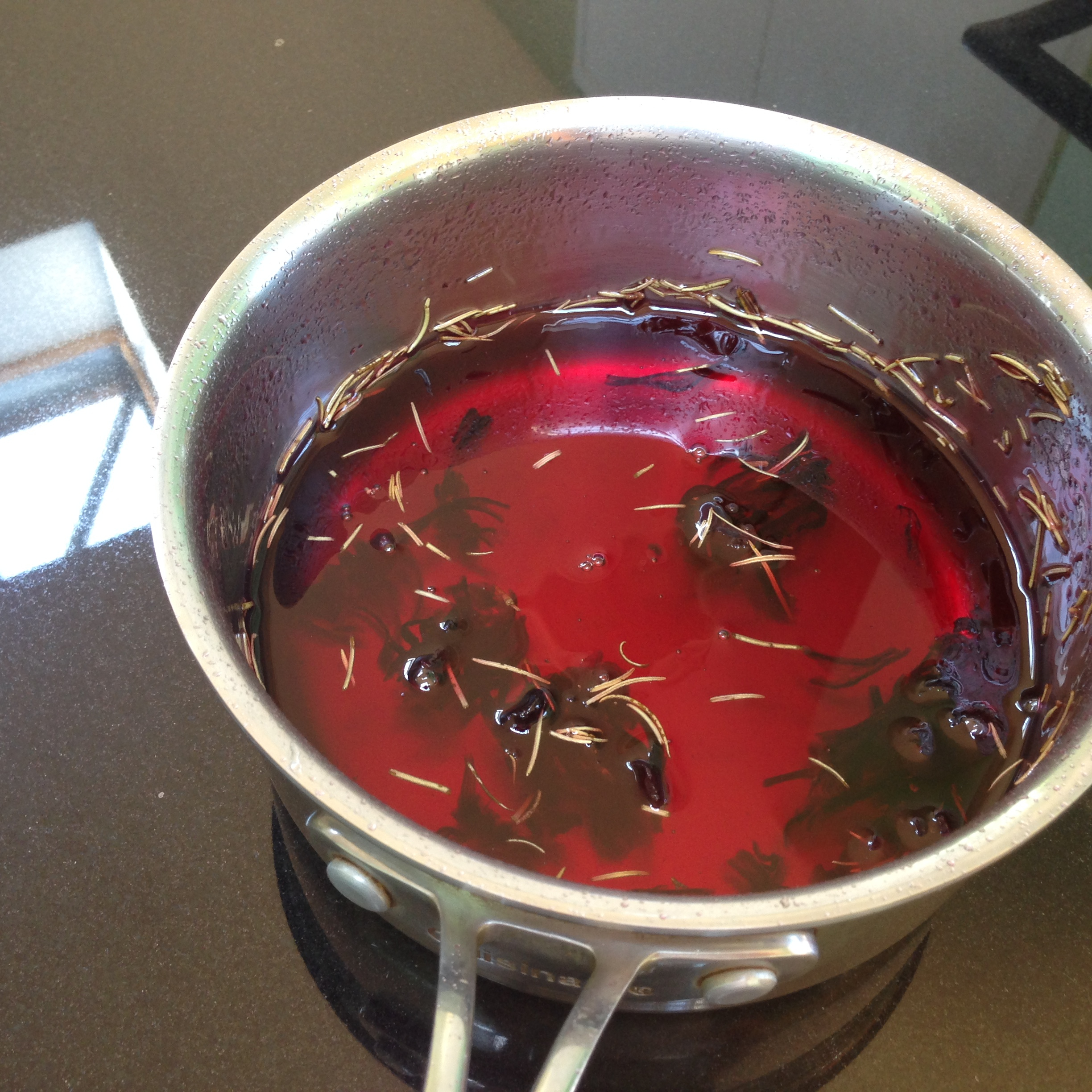 This is what your simple syrup will look like.