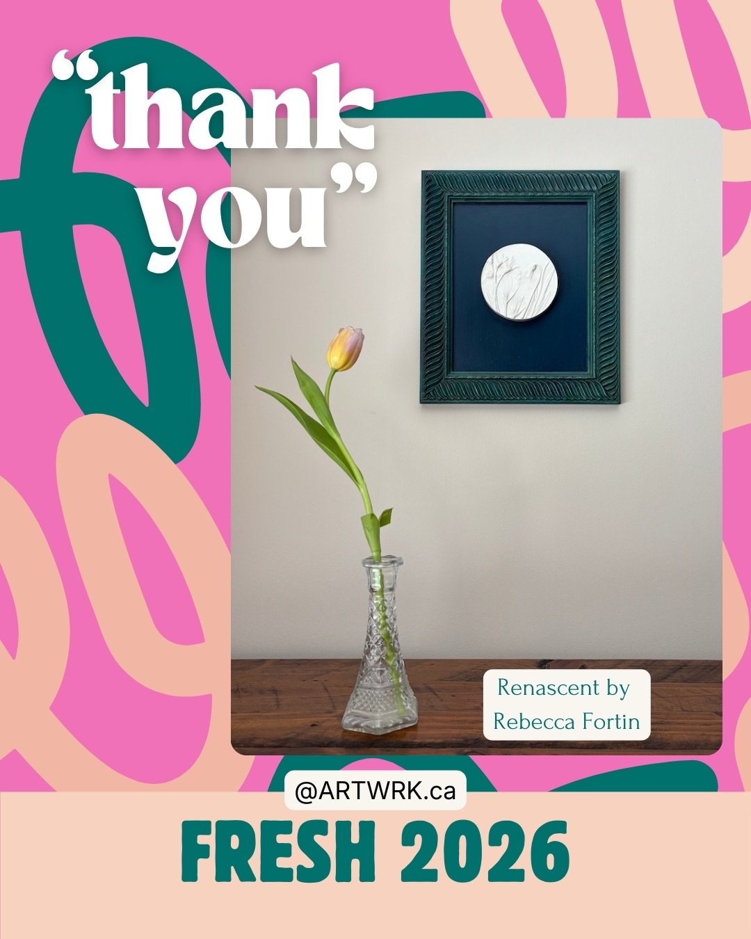 🕰️FRESH 2026 exhibition is closing soon.
A curated selection of my current botanical cast pieces is still live with ARTWRK/ @artwrk.ca &mdash; available online only for a little longer. The exhibition wraps up this Friday, March 20th.

It has been m