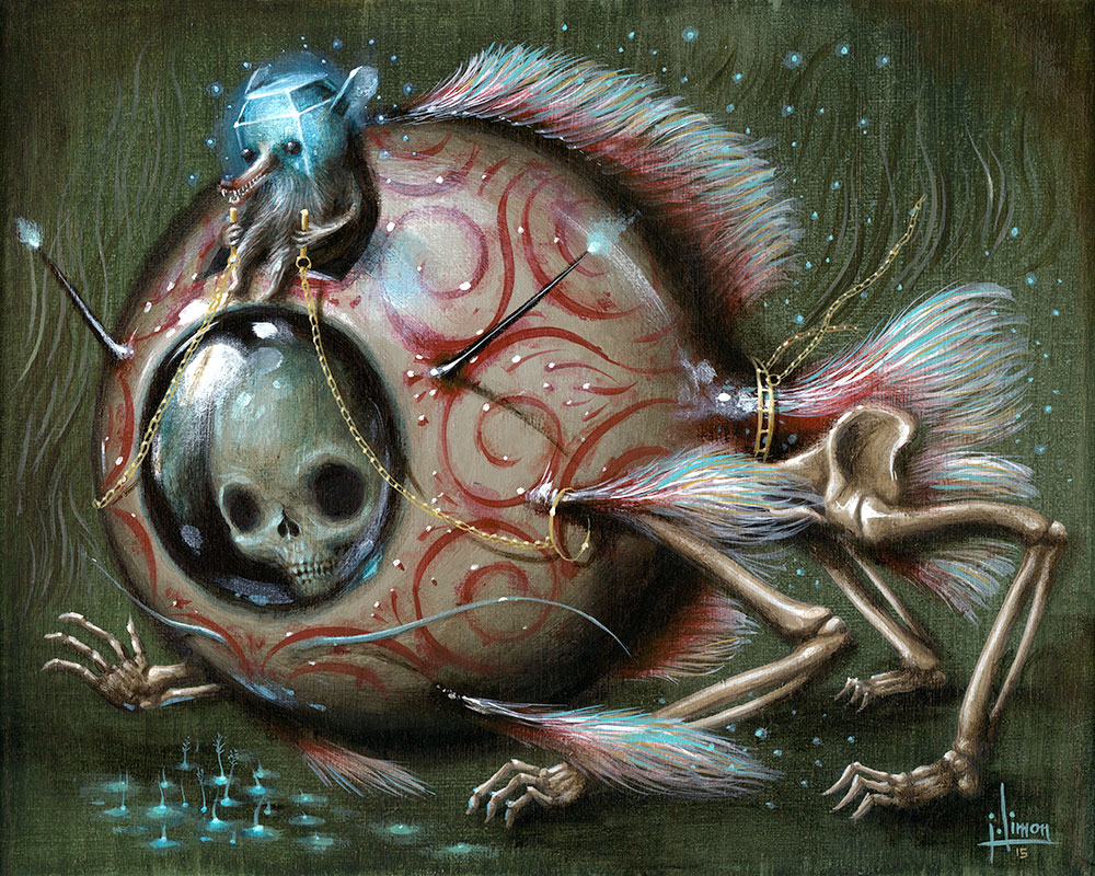 Bottom Feeder, 10x8 – in my shop
