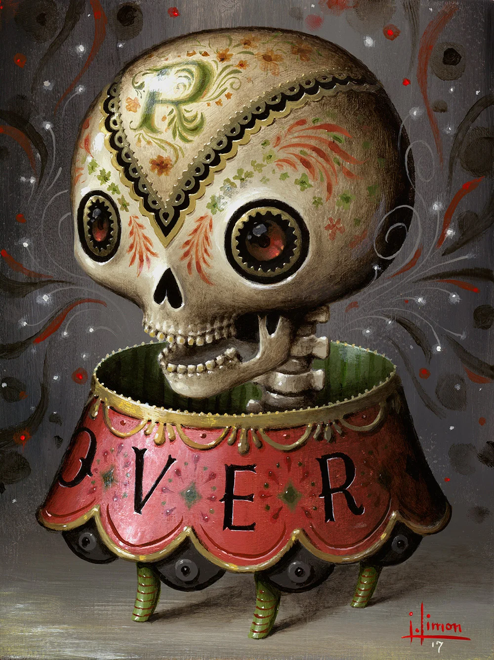 Rover , 6" x 8", Acrylic on Panel, Available at Revolution Gallery