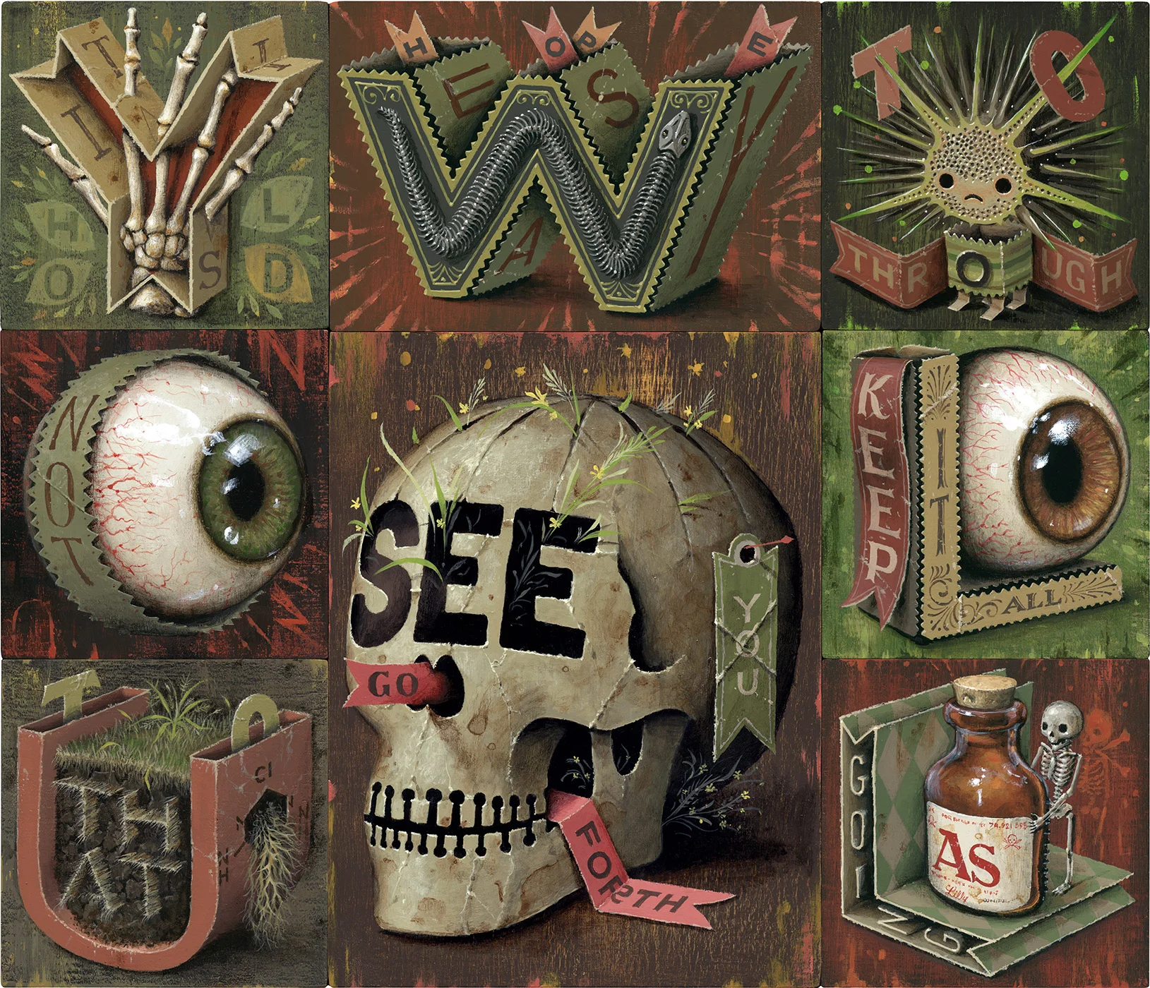 You Will See , 14" x 12", Acrylic on Panels