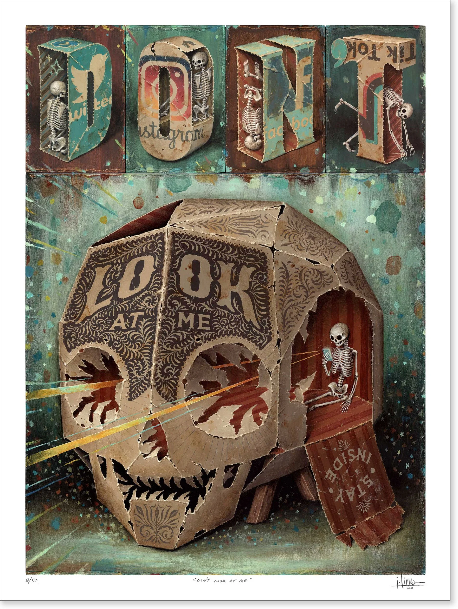 Don't Look At Me, Print