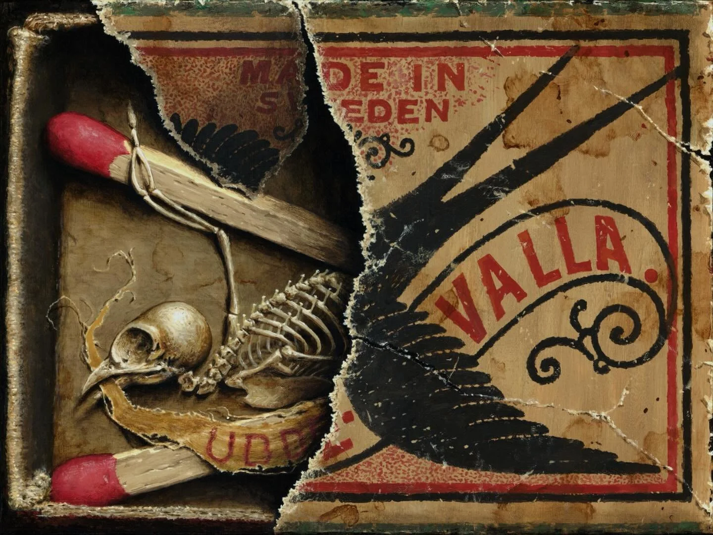 Matchbox Swallow, 12x9 #acrylicpainting  👉 Remember: click the &ldquo;Print Drops&rdquo; link in my bio 👈 to be notified about early access to upcoming print releases.  Lately I&rsquo;ve been leaning into working with actual references. For this pa