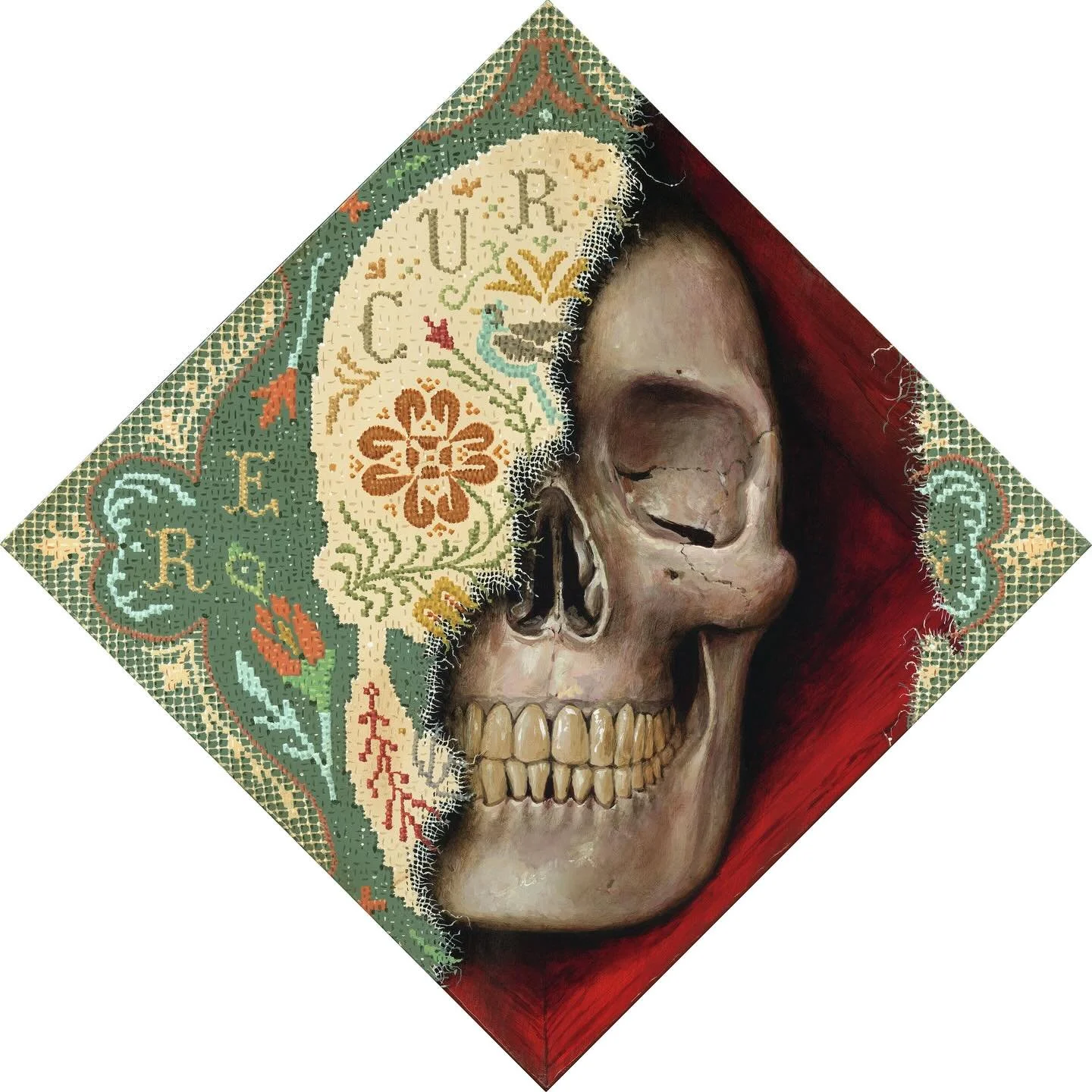 Recurring, 10x10 #acrylicpainting