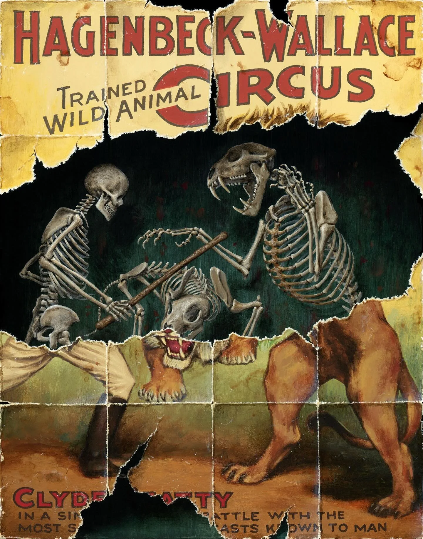 Wild Animals, 11x14 #acrylicpainting