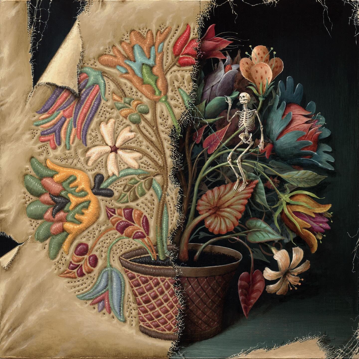 Bouquet, 12x12 #acrylicpainting