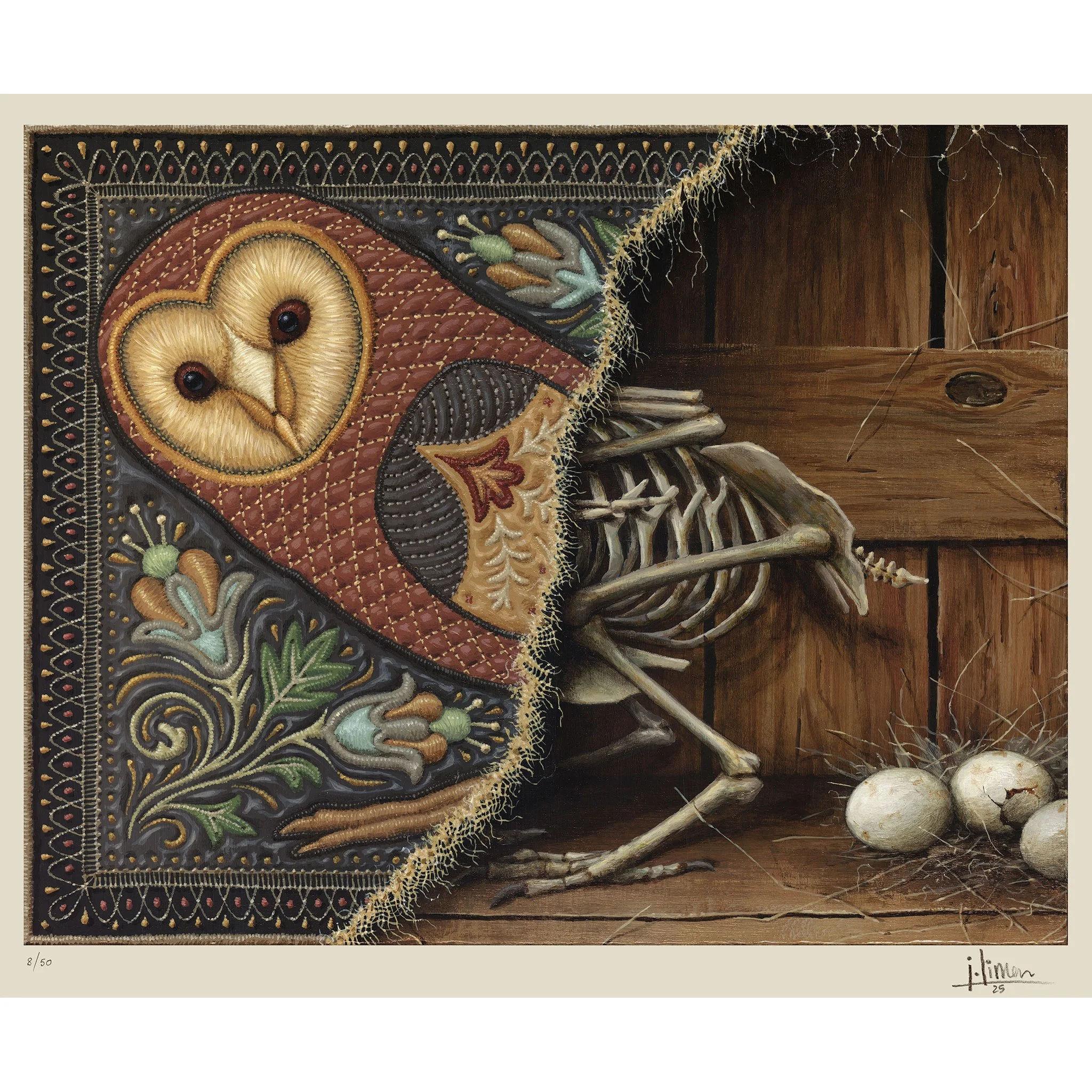 Owl Ripped, Print
