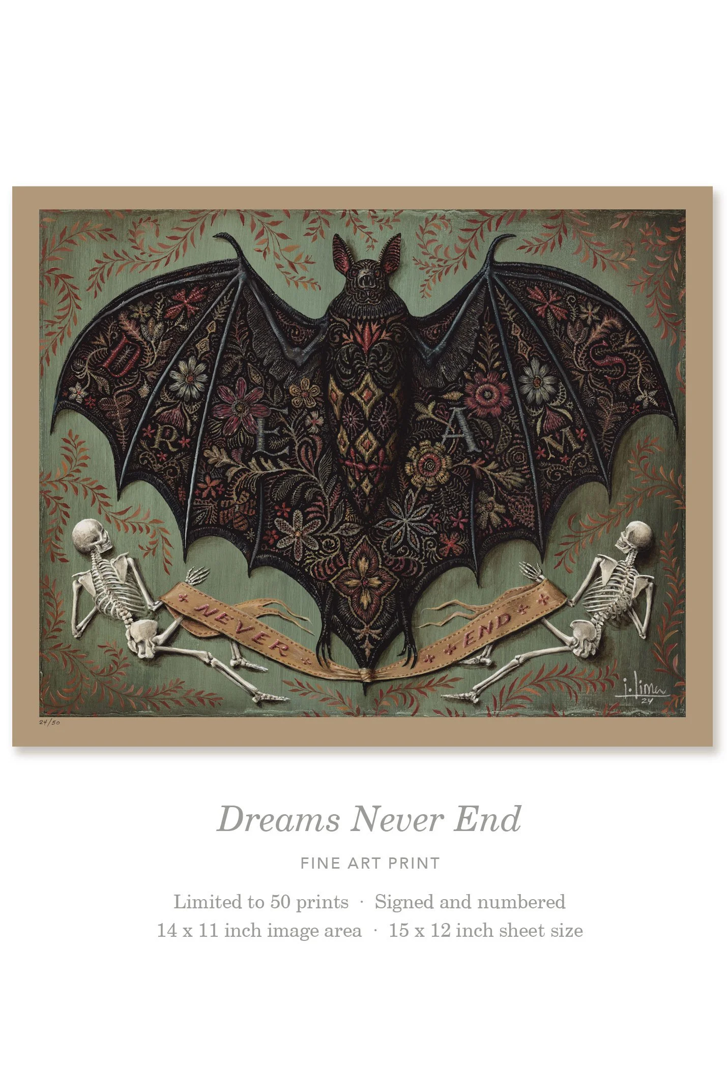 Dreams Never End, Print