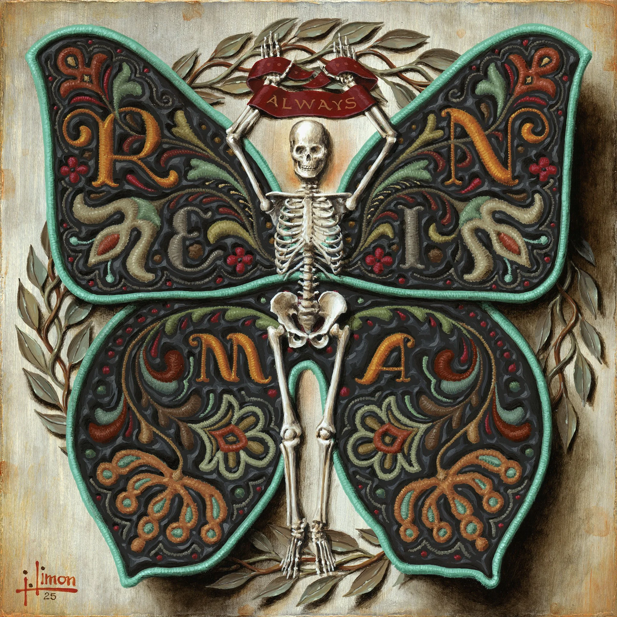 Always Remain, 12x12, 2025