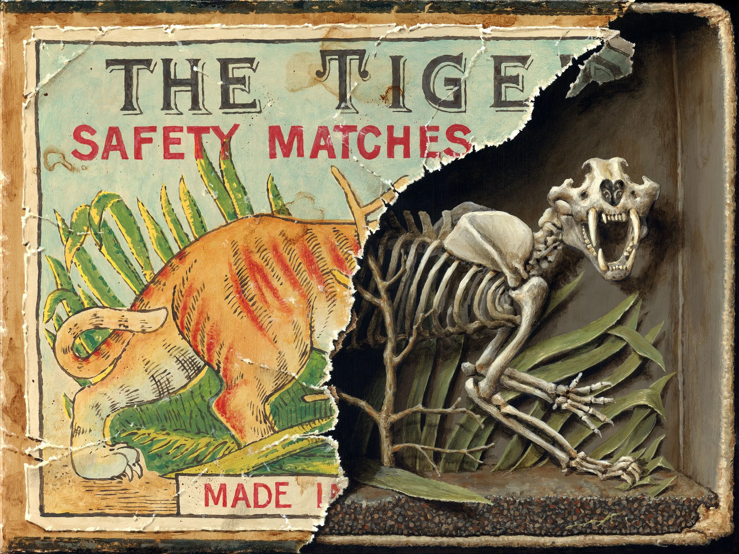 Matchbox Tiger, 12x9, 2026