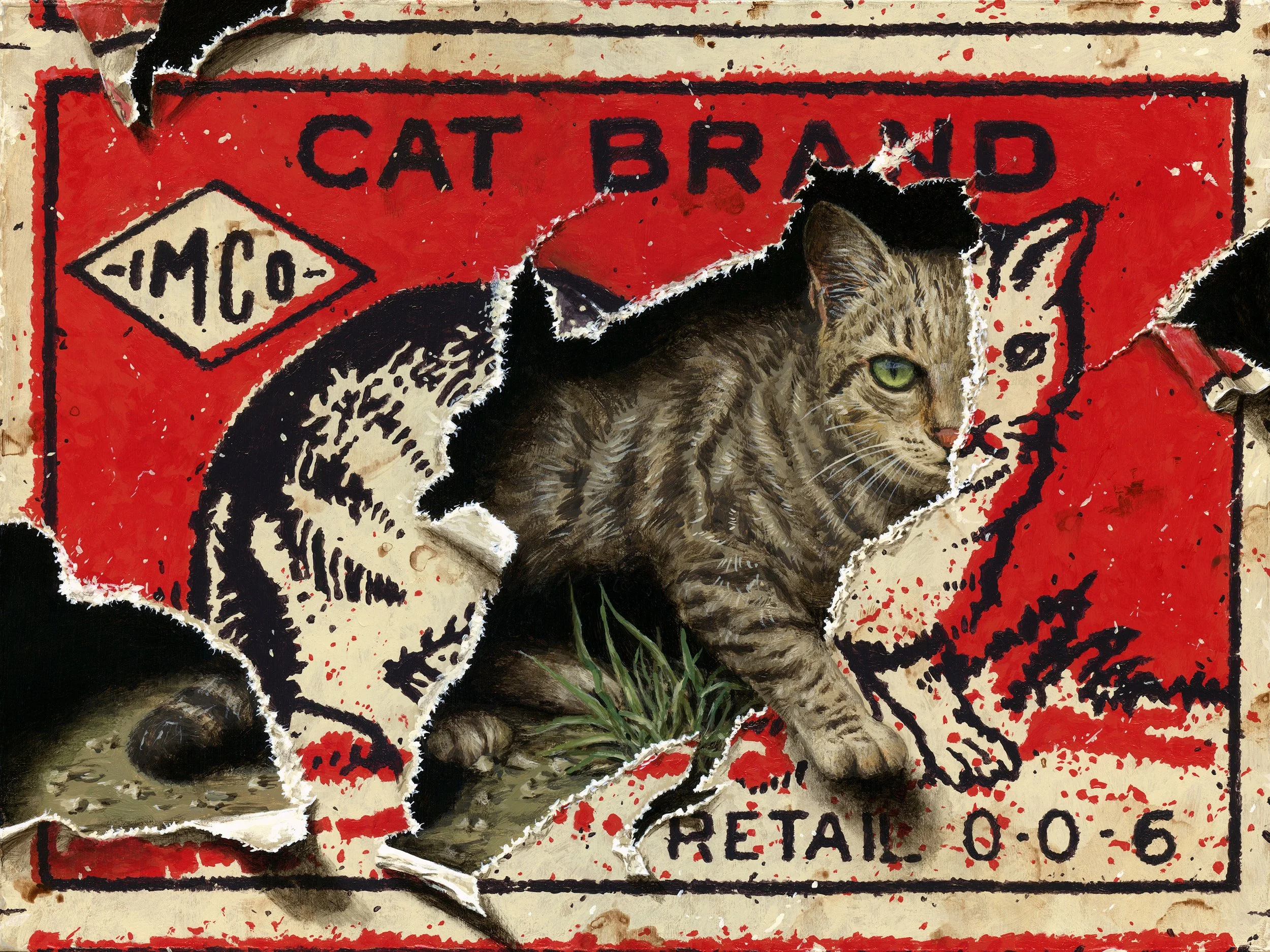 Cat Brand, 12 x 9 inches, 2026