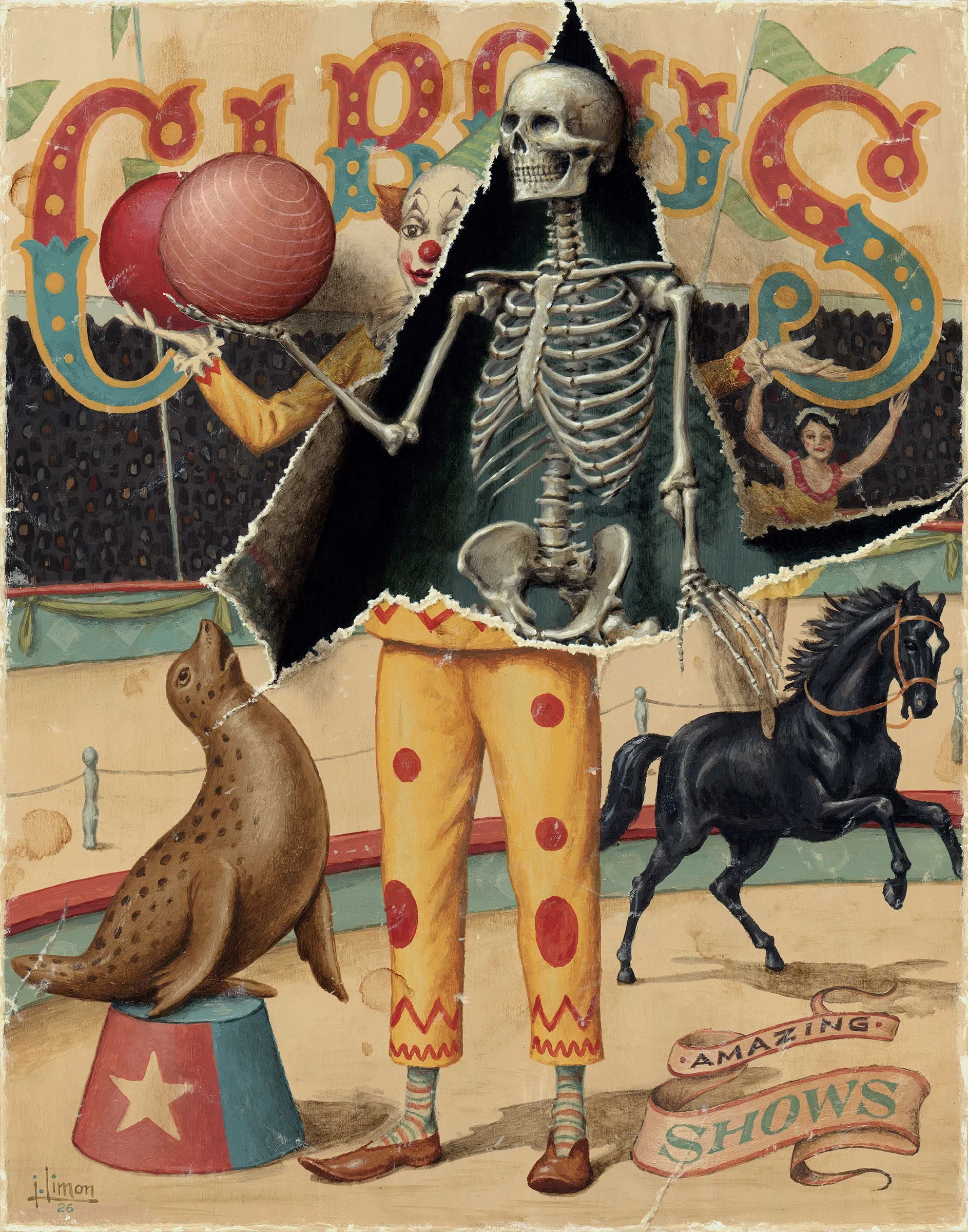 Circus Clown, 11x14, 2026