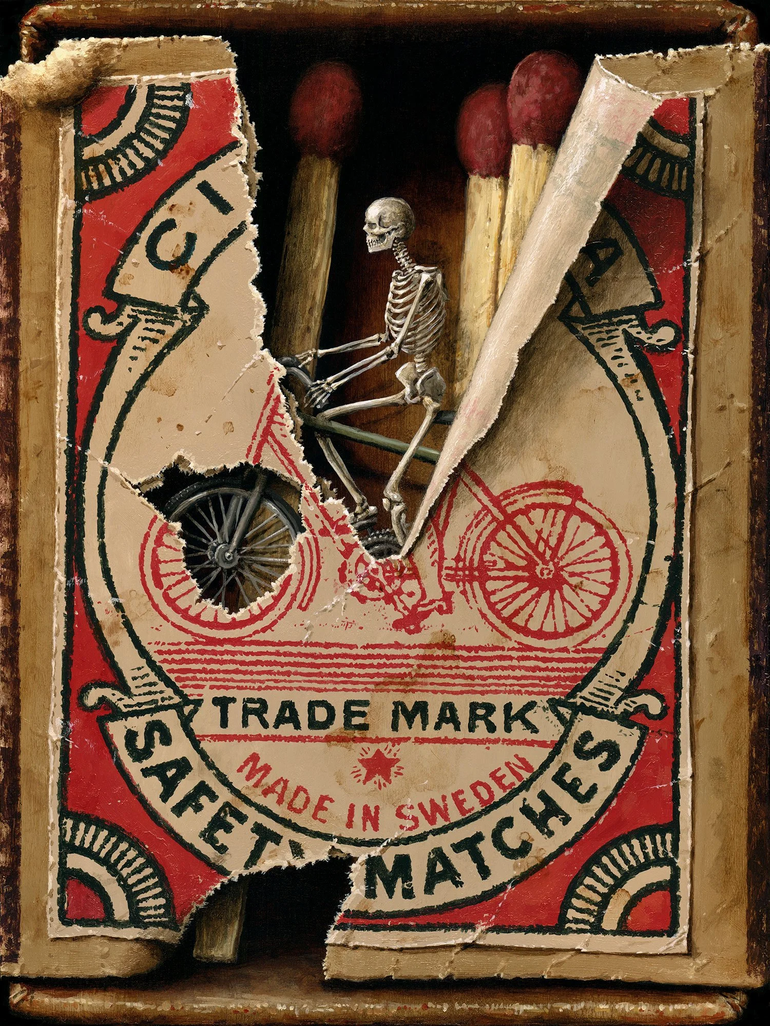 Matchbox Cyclist, 9x12, 2026