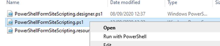 Enable SharePoint Site Scripts with PnP PowerShell and a Windows Form ...