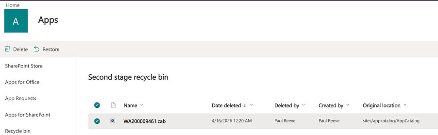 Ack 10. Delete from Second Stage bin.png