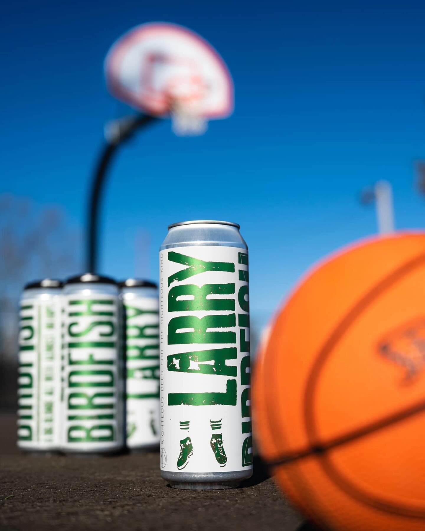 Columbiana&rsquo;s best kept secret... Larry Birdfish! We&rsquo;re kicking off NCAA March Madness today with Larry on tap 👉 A big blonde ale standing 6.9% ABV with almost no hops #larrybirdfish 

Also available to-go in tall boy 19.2 ounce cans whil