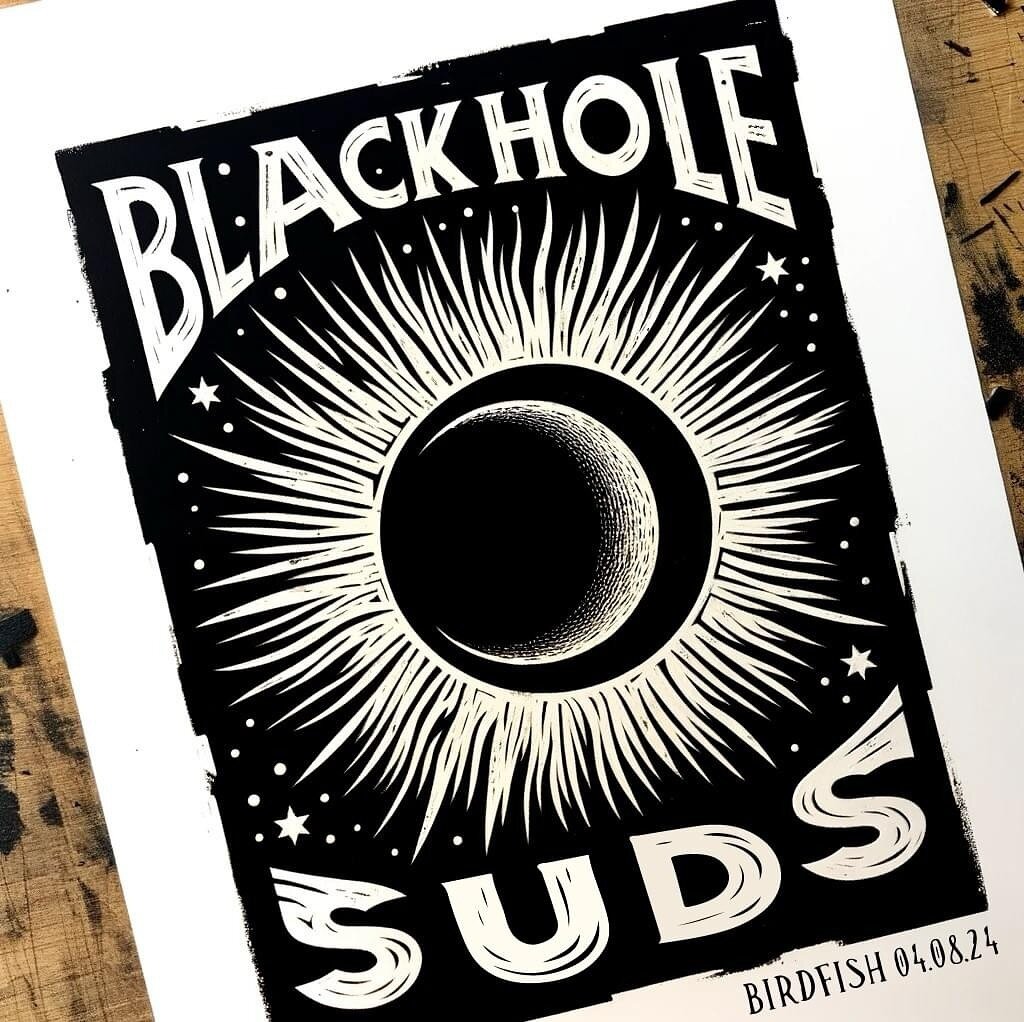 Black Hole Suds, won&rsquo;t you come? And wash away my thirst. Black Hole Suds, won&rsquo;t you come, won&rsquo;t you come?

We may not see a total solar eclipse from Columbiana, but it&rsquo;s going to be close enough so we&rsquo;re  opening early 