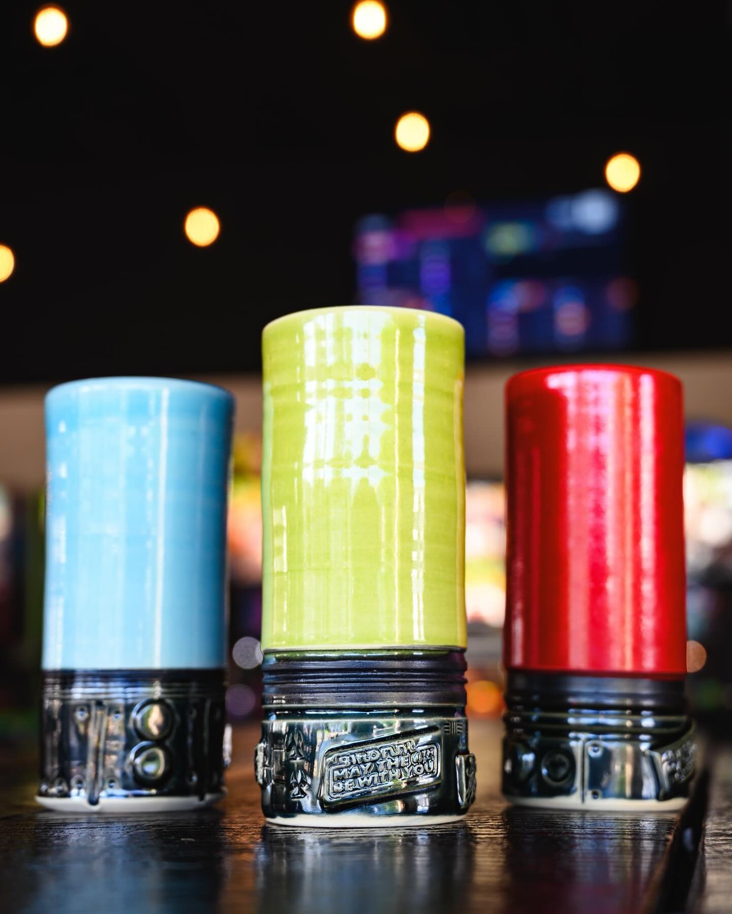 Drink beer, we must.

Join us this Saturday, May 4th for Star Wars Day and the annual release of Space Candy. We&rsquo;re open early at 10 a.m. with these Star Wars Day 2024 custom hand thrown ceramic LIGHTSABER steins from Stray Cat Studio. Availabl